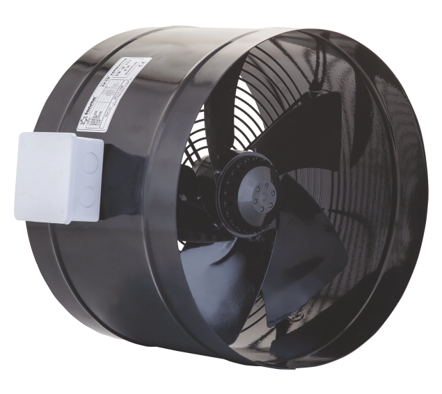 Fansan DR-B 250 Boru Tipi Dıştan Rotorlu Kanal Fanı 1.800 m3/h Çap-25 Cm