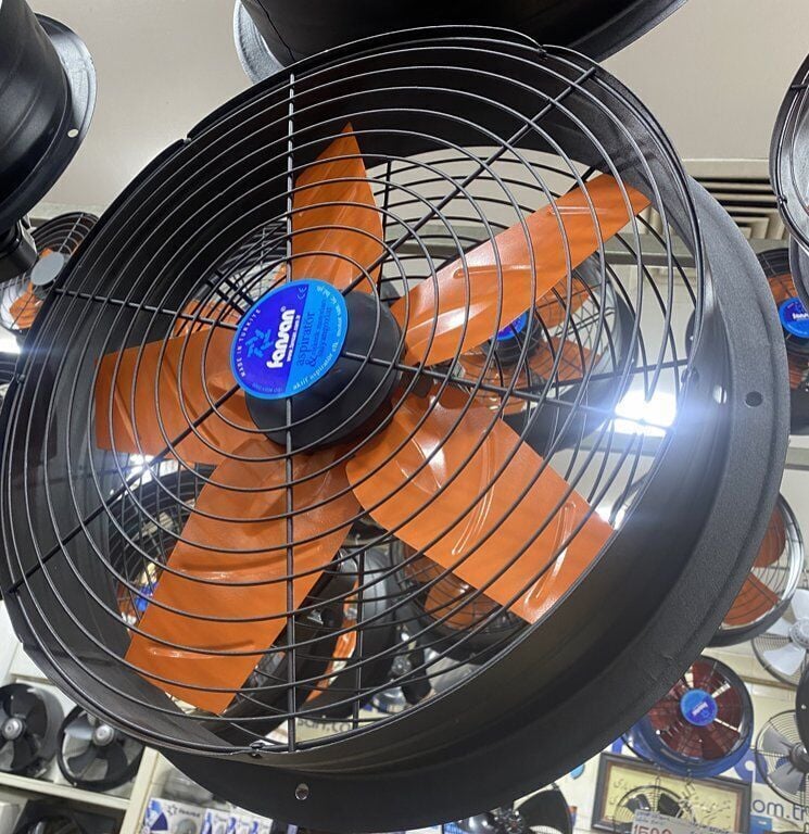 Fansan SM-45/ST-45 Sanayi Tipi Yuvarlak Kasa Aksiyal Aspiratör 4.800 m³/h Çap-45 Cm